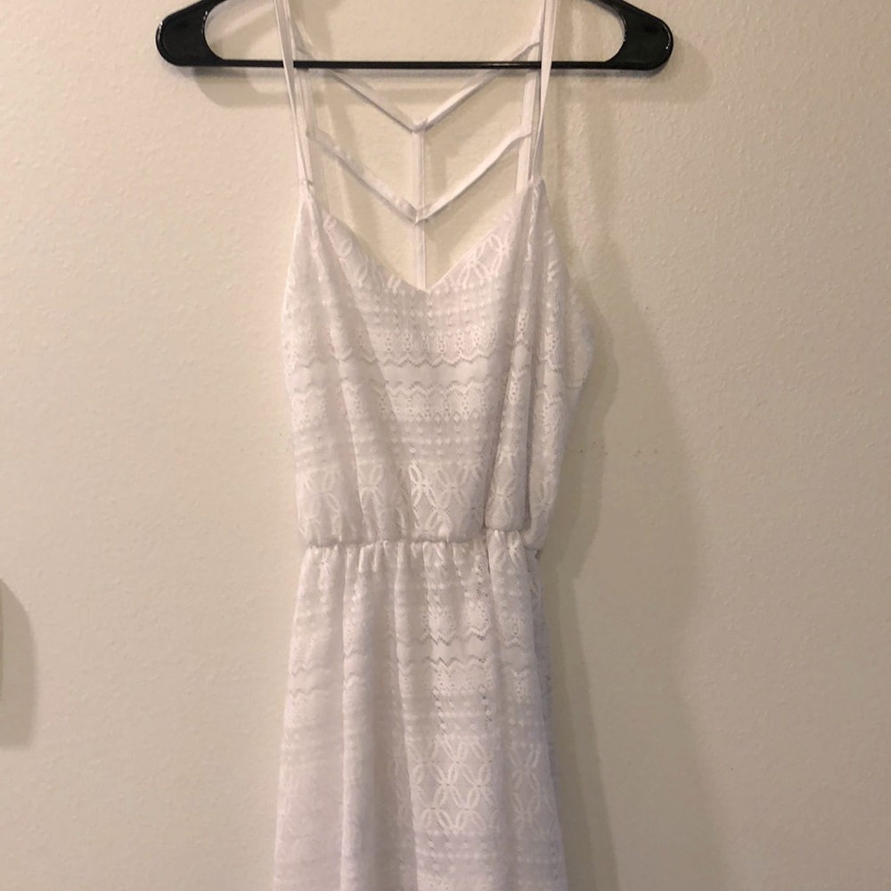 White lace dress
